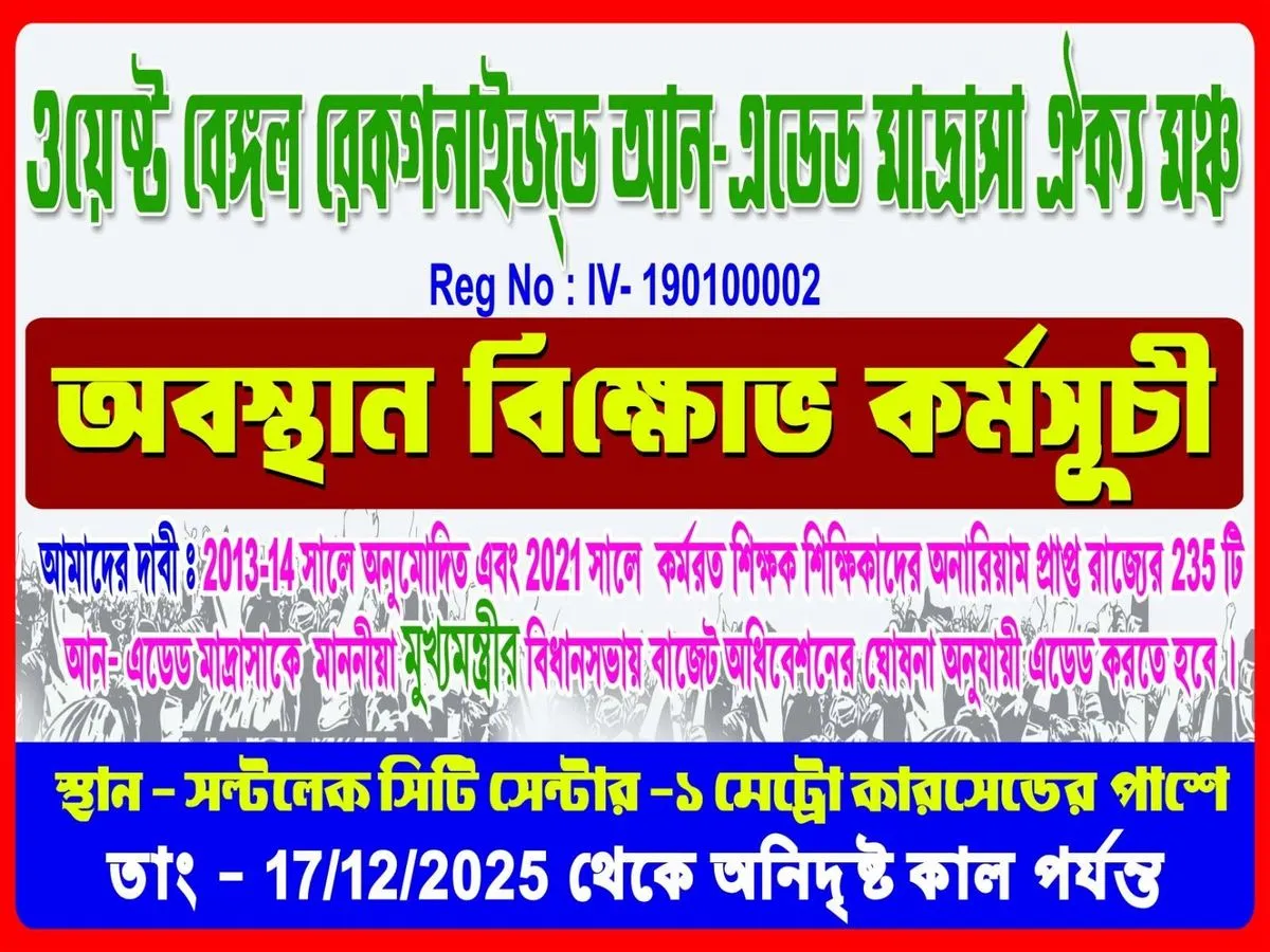 আন এডেড মাদ্রাসার স্বাধীনতা