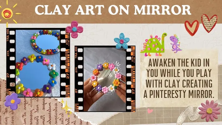 Clay Art on Mirror poster
