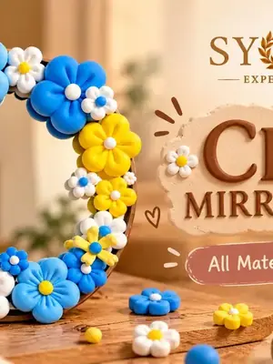 Clay Mirror Art poster