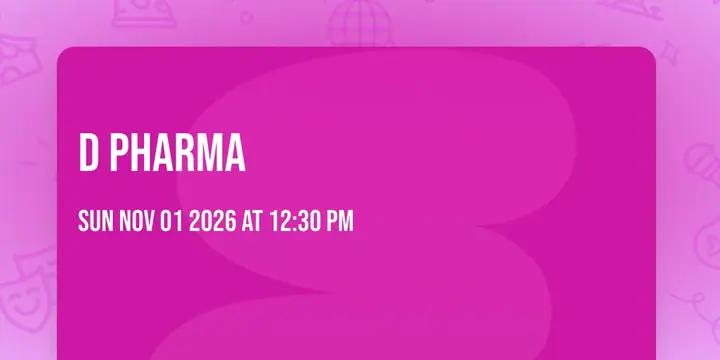 D Pharma poster