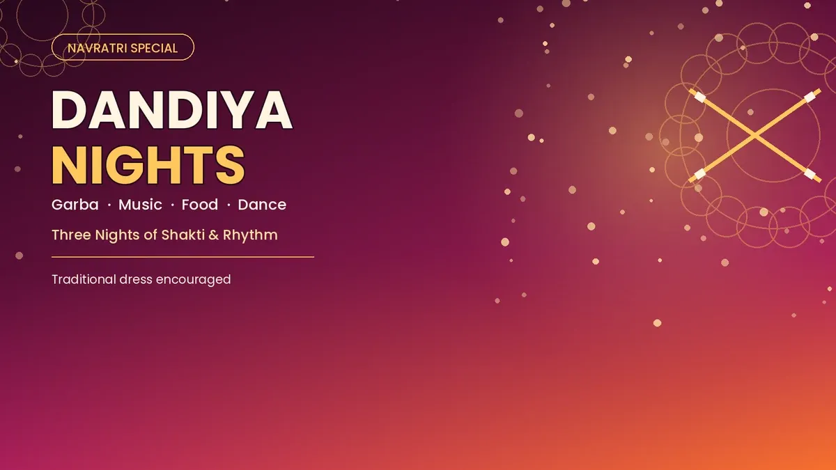 Dhol Beats and Dhandiya Sticks