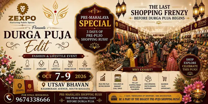 Durga Puja Edit 2026 | Pre-Mahalaya Shopping Expo | South Kolkata poster