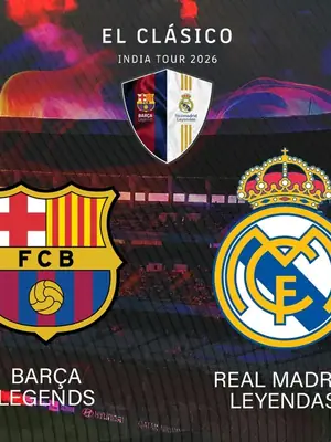 El Clasico India Tour 2026 poster