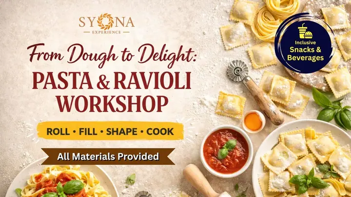 From Dough to Delight: Pasta & Ravioli Workshop poster