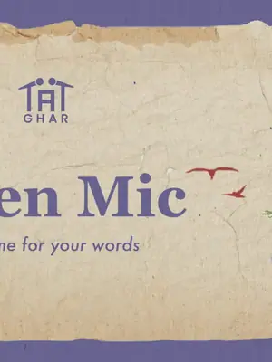 Ghar: An Open Mic for Words by Tape A Tale poster