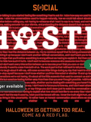 Ghosted: Halloween Party at Park Street Social poster
