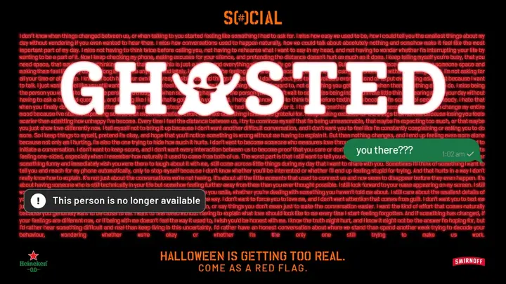 Ghosted: Halloween Party at Park Street Social poster