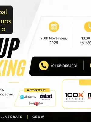Global Startups Club: Startup Networking Kolkata poster