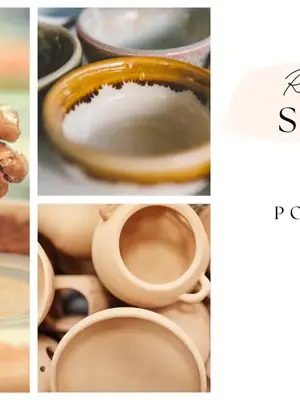 Hand Pottery Date poster