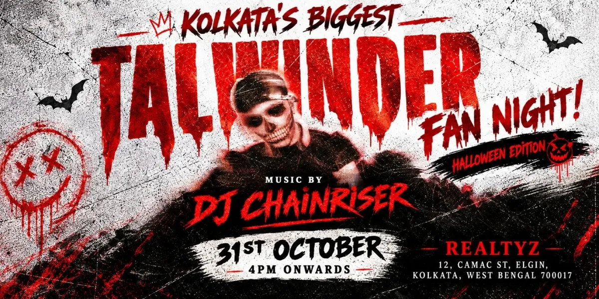 Kolkata's Biggest Halloween Talwiinder Fan Night