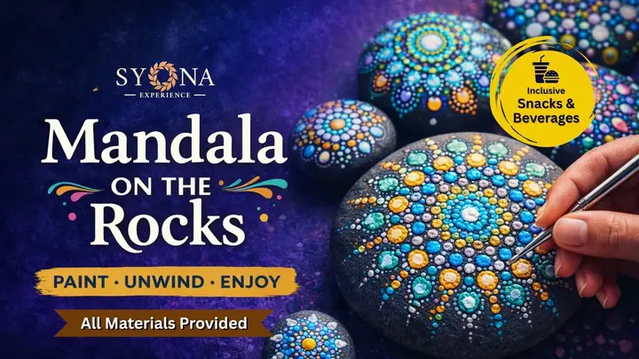 Mandala On The Rocks poster