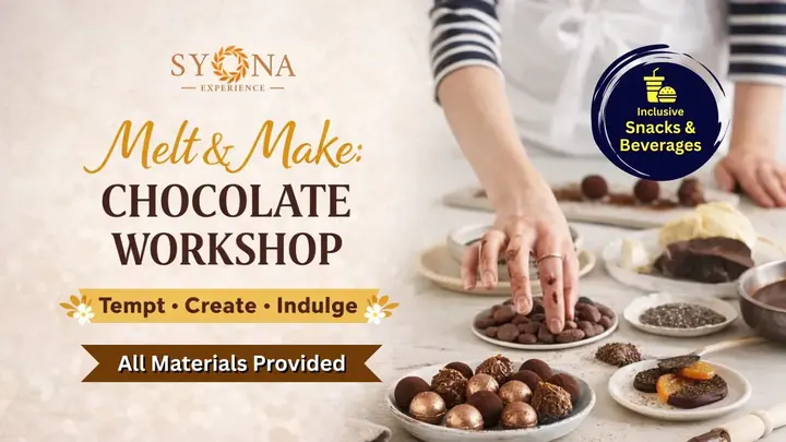 Melt and Make - Chocolate Workshop poster