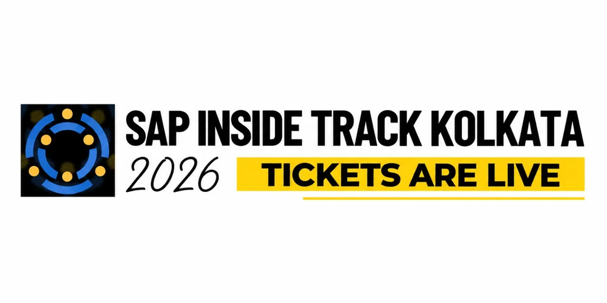 SAP Inside Track Kolkata 2026