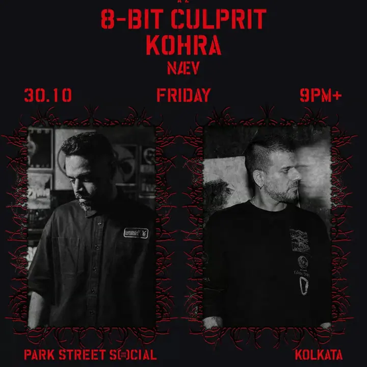 Social X Offline Presents Kohra, 8-Bit Culprit & Naev poster