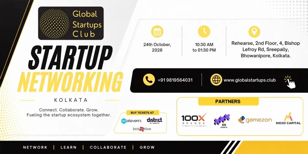 Startup & Business Networking Meetup Kolkata 2026